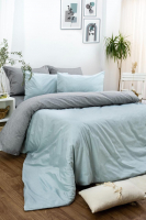 Комплект постельного белья Mirpol home 200х220 (бирюзовый) - 