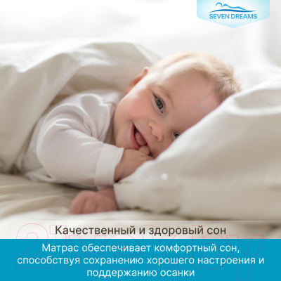 Детский матрас Seven Dreams Dream EVS500 Classic Plus 415069 (80x170)