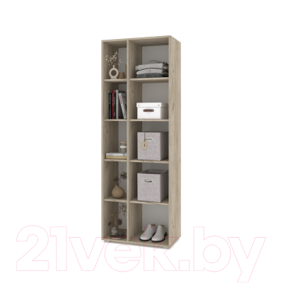 Шкаф Modern Ф12 (серый дуб/белый)
