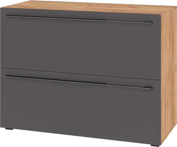 Комод Modern С81 (золотой дуб/графит)