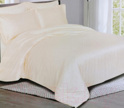 Комплект постельного белья Alleri Сатин Jacquard Premium семейный / СЖ-059