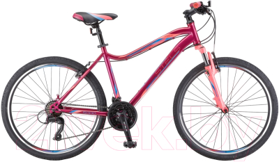 Велосипед STELS Miss 5000 V V050 26 / LU089376 (16, фиолетовый/розовый, разобранный, в коробке)
