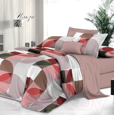 Комплект постельного белья Alleri Сатин Premium евро max / СП-215