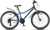 Велосипед STELS Navigator 24 410 V V010 (12, антрацитовый/черный, разобранный, в коробке) - 