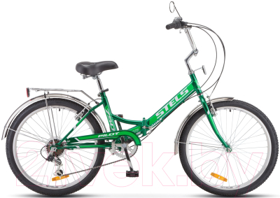 Велосипед STELS Pilot 750 V 24 (14, зеленый, разобранный, в коробке)