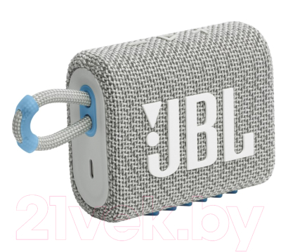 Портативная колонка JBL Go 3 Eco (белый)
