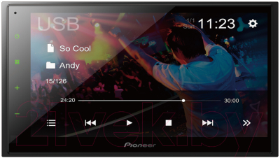 Бездисковая автомагнитола Pioneer DMH-A345BT 