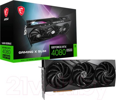 Видеокарта MSI RTX 4080 Super 16G Gaming X Slim