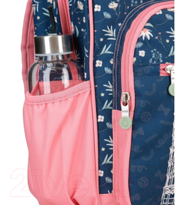 Школьный рюкзак Enso Ciao Bella / 9572321 (синий/розовый)