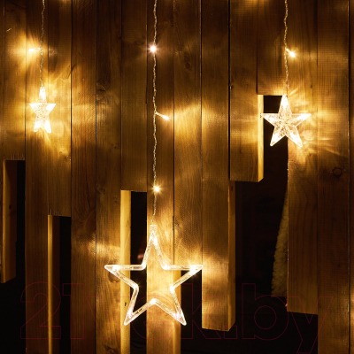 Изображение товара Светодиодная бахрома Uniel ULD-E3007-138/DTA WARM WHITE IP20 STARS-2 / UL-00009939