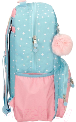 Школьный рюкзак Enso Keep The Oceans Clean / 9422321 (голубой/розовый)