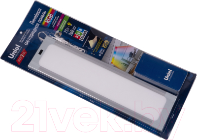 Изображение товара Панель светодиодная Uniel ULI-F42-7.5W/RGB/RC/DIM Sensor IP20 Silver / UL-00003038