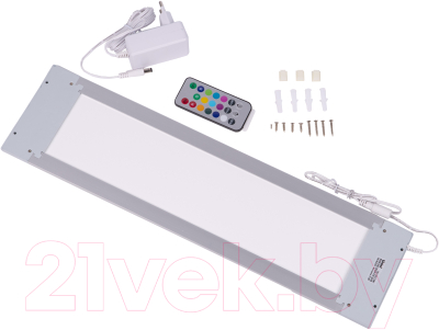 Панель светодиодная Uniel ULI-F42-7.5W/RGB/RC/DIM Sensor IP20 Silver / UL-00003038