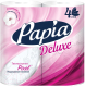 Туалетная бумага Papia Deluxe белая 4x слойная (4рул) - 