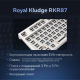 Миниатюра изображения товара Клавиатура Royal Kludge RKR87 (белый/серый/красный, Brown Switch)