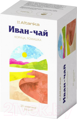 Чай пакетированный Altanka Фиточай Иван-чай, корица, ромашка (20пак)