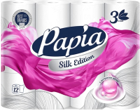 Туалетная бумага Papia Silk Edition 3-х слойная (16рул) - 