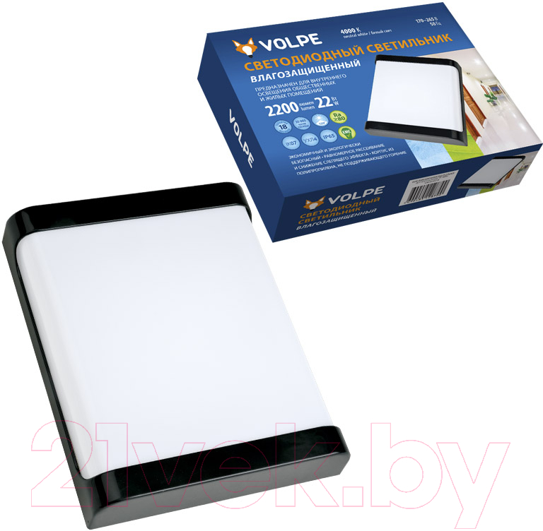Светильник ЖКХ Uniel ULW-Q280 22W/4000K/S02 IP65 White / UL-00006711 — фото 2