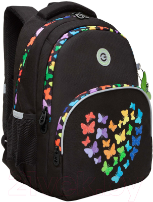 Школьный рюкзак Grizzly RG-460-4 (черный)