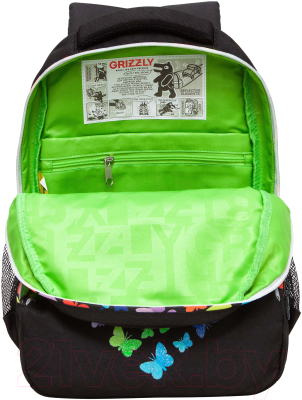 Школьный рюкзак Grizzly RG-460-4 (черный)