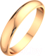 Кольцо обручальное из розового золота ZORKA 103004 (р.17.5) - 