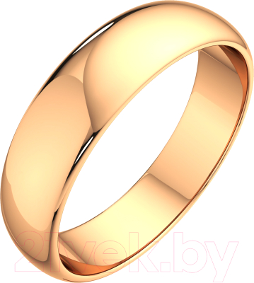 Кольцо обручальное из розового золота ZORKA 105008 (р.22.5)