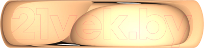 Кольцо обручальное из розового золота ZORKA 105008 (р.22)