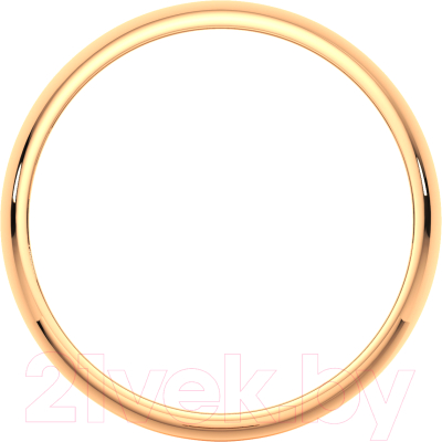 Кольцо обручальное из розового золота ZORKA 105008 (р.19)