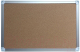 Информационная доска Silwerhof Пробковая 45x60см алюминиевая рама - 
