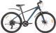 Велосипед Nialanti Stellar MD 26 2024 (13, черный/синий, разобранный, в коробке) - 