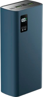 Портативное зарядное устройство Olmio QR-30 QuickCharge 30000mA  22.5W / 044454 (темно-синий) - 