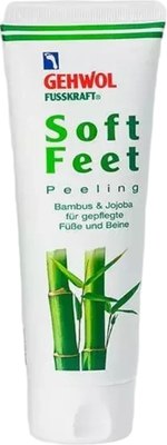 

Скраб для ног, Soft Feet Бамбук и жожоба Пилинг