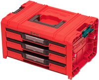 Ящик для инструментов QBrick System Pro Drawer 3 Toolbox Expert 2.0 Ultra HD / SKRQPROD3E2CCZEBY003 (красный) - 