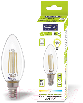 Лампа General Lighting GLDEN-CS-10-230-E14-4500 / 649907