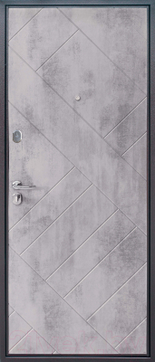 Входная дверь Guard Loft бетон графит/бетон серый (86x205, левая)