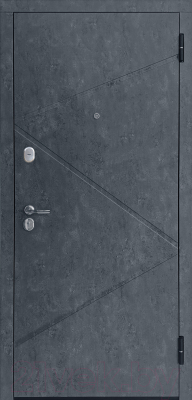 Входная дверь Guard Loft бетон графит/бетон серый (86x205, правая)