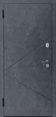 Входная дверь Guard Loft бетон графит/бетон серый (96x205, левая)