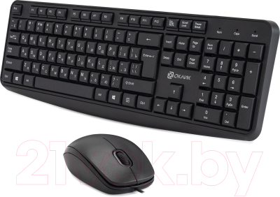 Клавиатура+мышь Oklick S603 (черный)