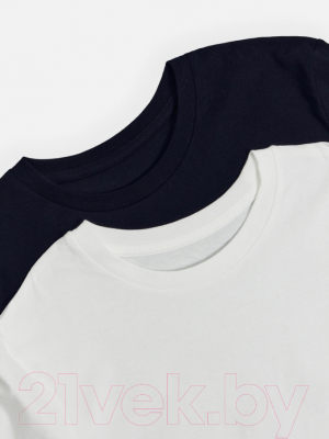 Набор футболок Mark Formelle 302680-2 (р.164/170-84-90, белый/черный)