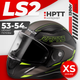Мотошлем LS2 FF353 Rapid 2 Rokku (XS, черный матовый/желтый) - 