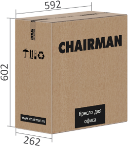 Кресло офисное Chairman 205 (ткань T08, черный)