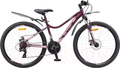Велосипед STELS Miss 5100 MD V040 / LU095492 (15, темно-фиолетовый, разобранный, в коробке)