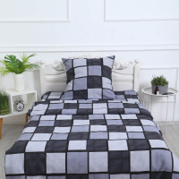 Комплект постельного белья Атра Грани 1.5сп / 10435329 (темно-серый) - 