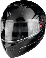 Мотошлем MT Helmets Atom SV Solid  (XS, глянцевый черный) - 
