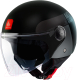 Мотошлем MT Helmets Street S Inboard (M, матовый черный) -