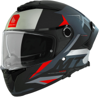 Мотошлем MT Helmets Thunder 4 Sv Exeo (S, глянцевый красный) - 