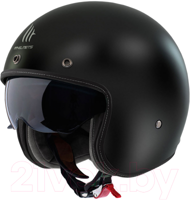 Мотошлем MT Helmets B Le Mans 2 Sv S Solid (L, черный)
