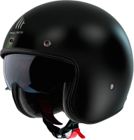 Мотошлем MT Helmets B Le Mans 2 Sv S Solid (M, черный матовый/серый) - 