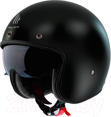 Мотошлем MT Helmets B Le Mans 2 Sv S Solid (M, черный матовый/серый)