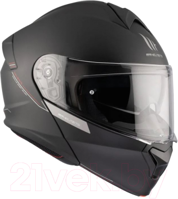 Мотошлем MT Helmets Genesis SV Solid A1 (M, матовый черный)